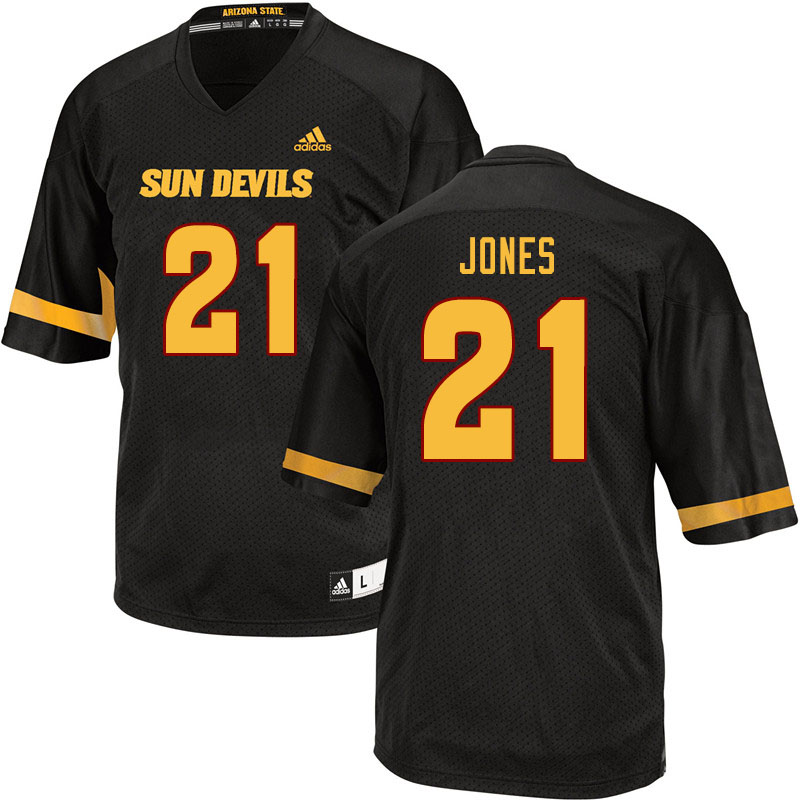 Men #21 Jack Jones Arizona State Sun Devils College Football Jerseys Sale-Black - Click Image to Close